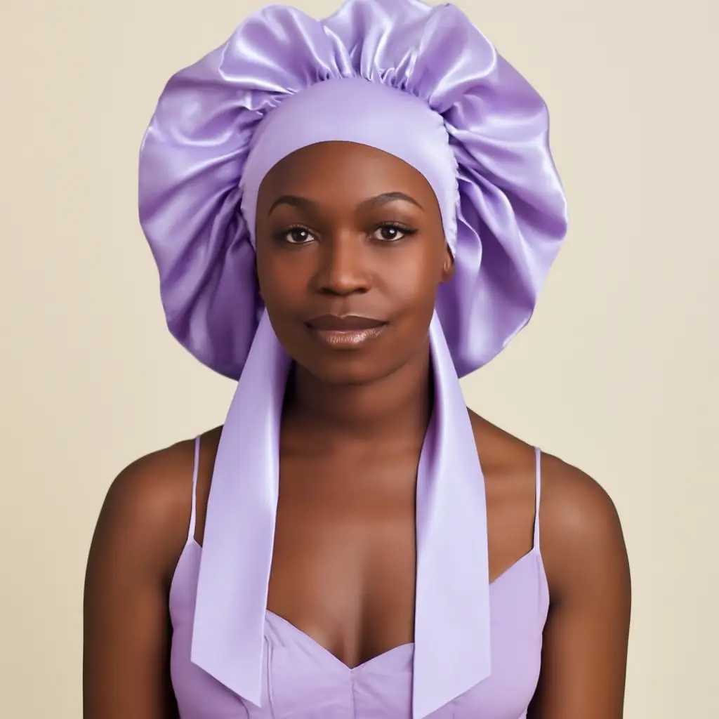 Bonnet-de-Nuit-Satin-Cheveux-Boucles